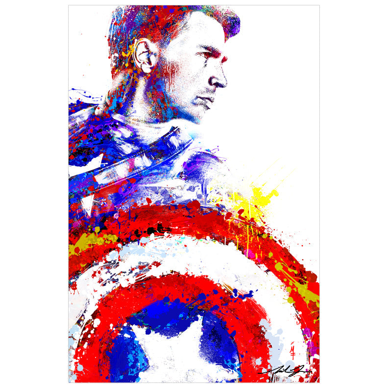 Michael Ferrari Chris Evans Captain America Limited Edition Comic