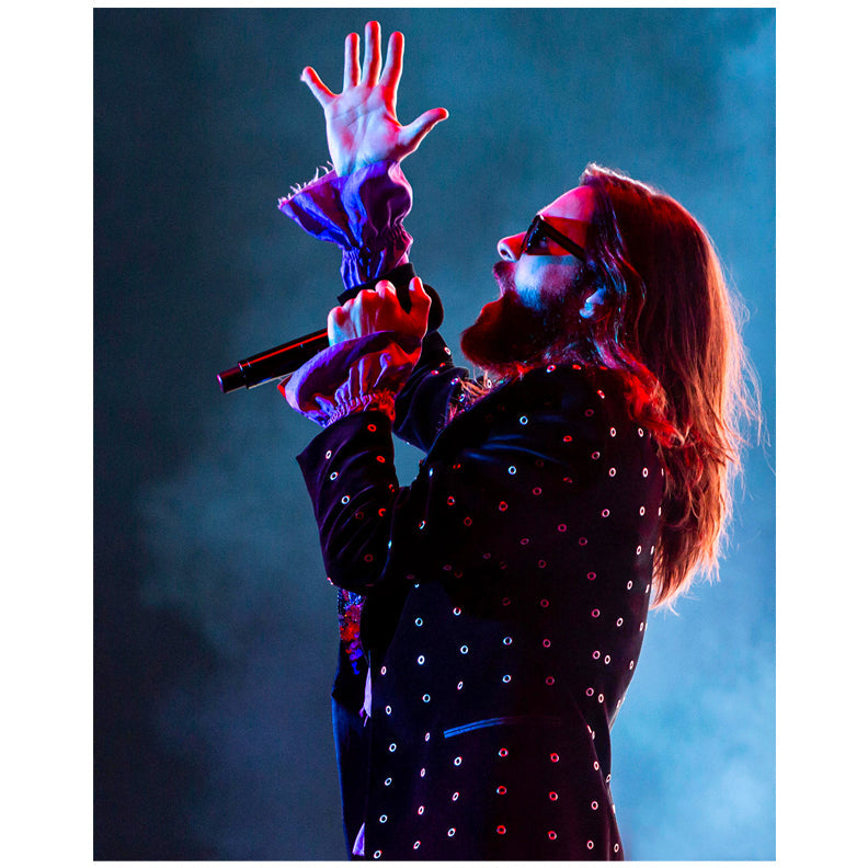 Jared Leto Autographed 30 Seconds to Mars Milan, Italy 2018 8x10 Photo Pre-Order