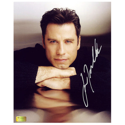 John Travolta Autographed 8×10 Portrait Photo Matted