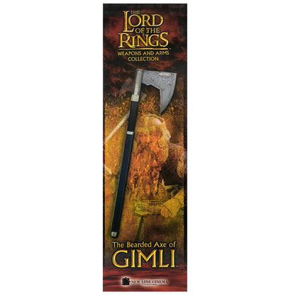 John Rhys-Davies Autographed Lord of the Rings Prop Replica Bearded Axe of Gimli